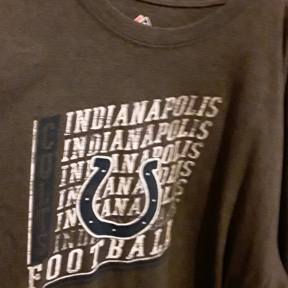 NWT long sleeve tshirt NFL COLTS 6X
